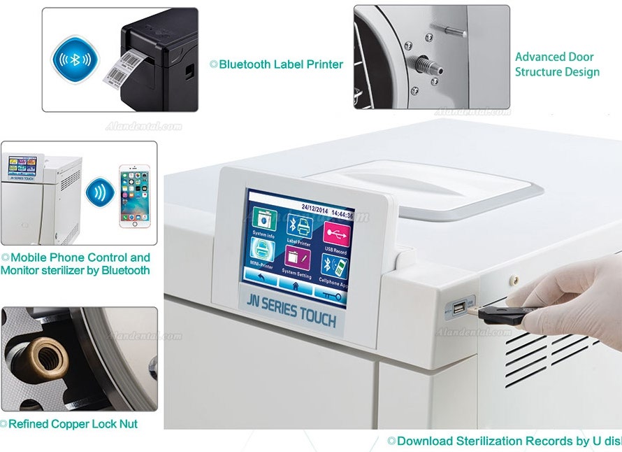 Getidy® JQA-18 Dental Autoclave Sterilizer Class B 18L